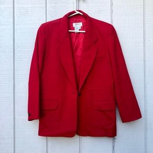 Talbots Woman Vintage Red Blazer Petite